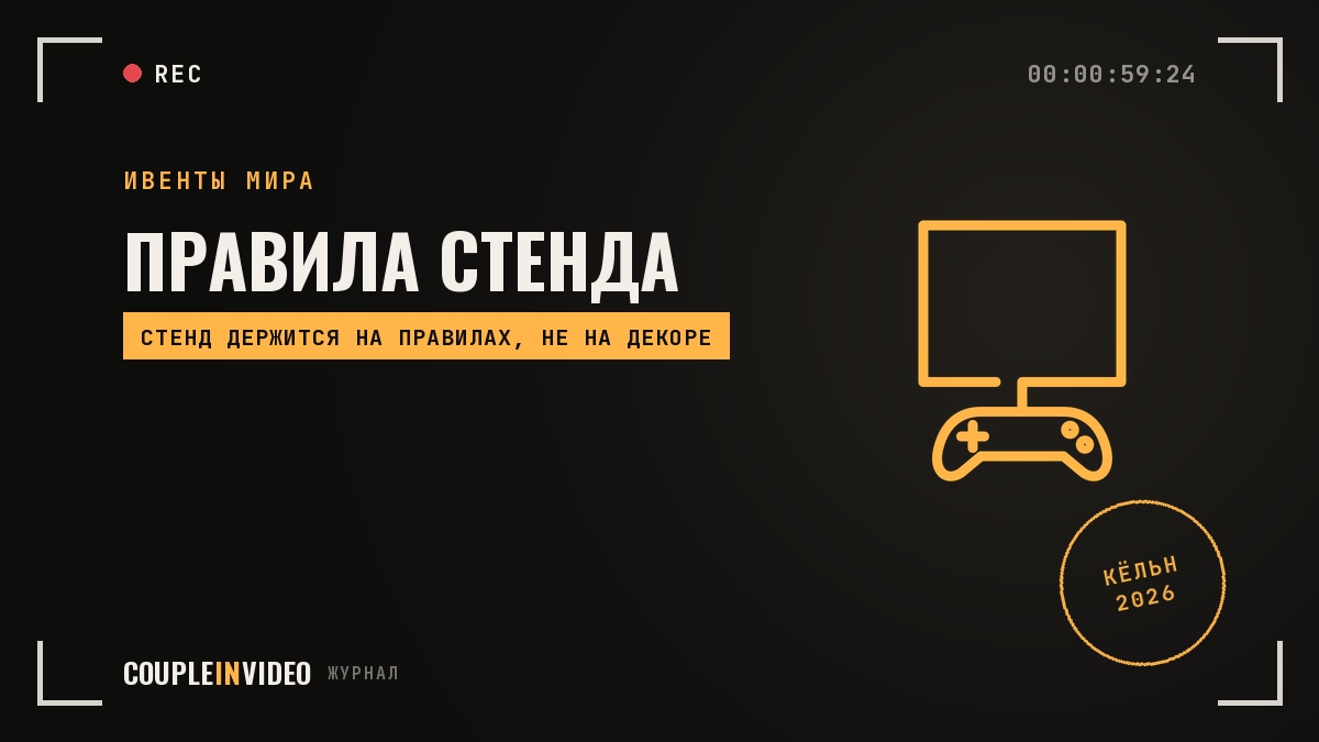 Правила стенда на выставке: опыт PM Studios на Gamescom 2026, что взять