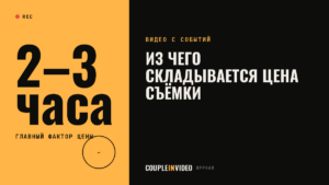 Сколько стоит видеосъемка мероприятия: из чего складывается цена